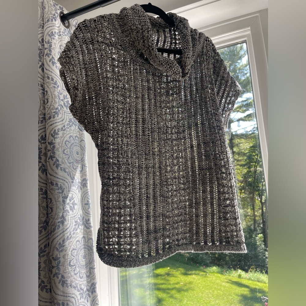 Coldwater Creek Cowl marked knit sweater